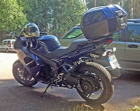 Triumph Sprint GT stulen i Sandviken